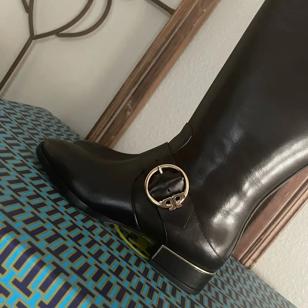 New Tory Burch leather boots